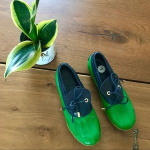 Tory Burch Slip On Rain Shoes